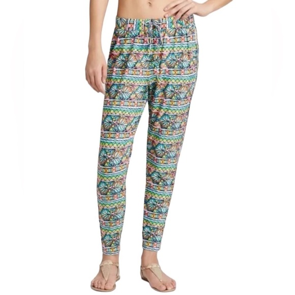 Trina Turk Bora Bora Pants Multi Stripe Swim Cover-up Medium TT5W031 - Picture 10 of 10